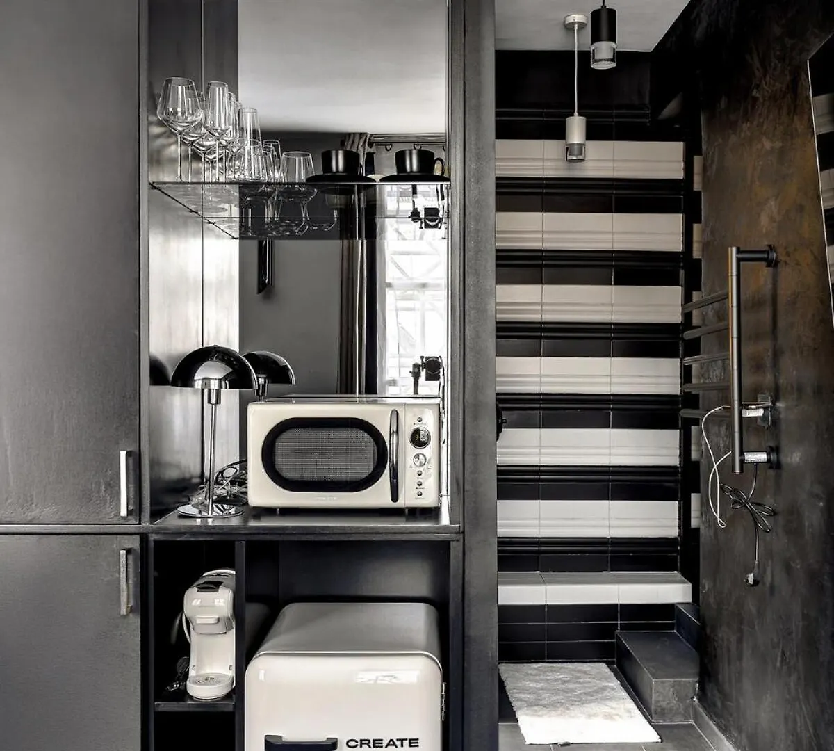 Dark Marais Appartement Parijs